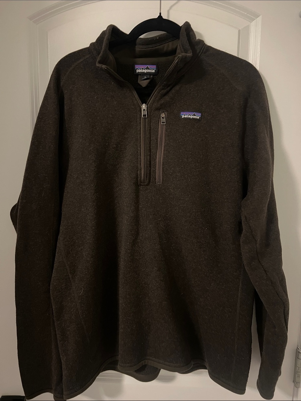 Patagonia Dark Brown Half-Zip Fleece Pullover